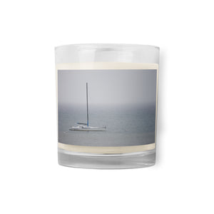 Winter Sail Glass jar soy wax candle