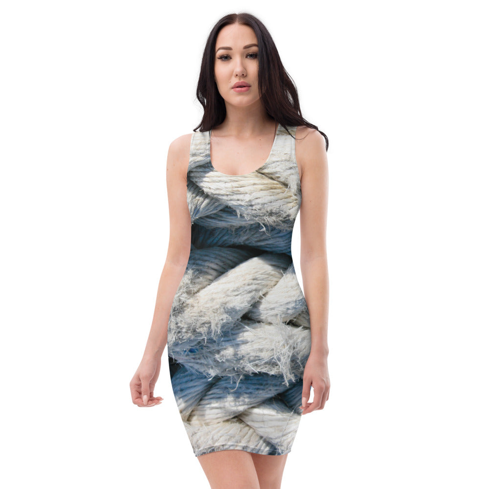 Ship Rope-Sublimation Cut & Sew Dress