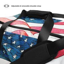 Load image into Gallery viewer, USA Flag Duffle bag
