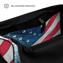 Load image into Gallery viewer, USA Flag Duffle bag
