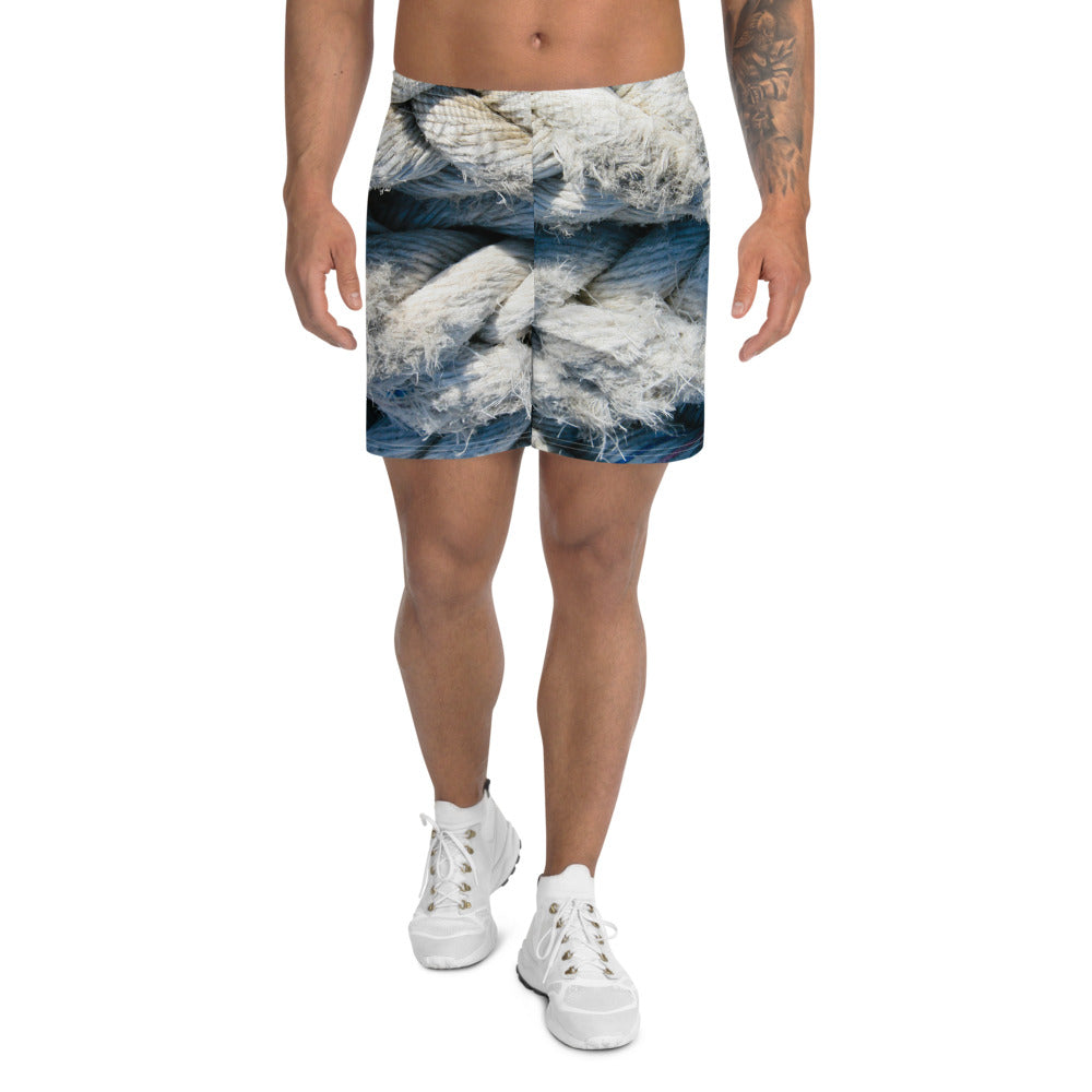 Ship Rope-Men's Athletic Long Shorts