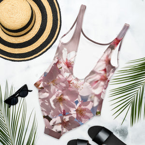 Cherry Blossom One-Piece Swimsuit