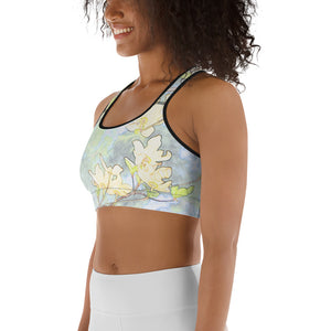 Dogwood Yellow Sports bra