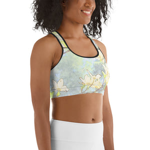 Dogwood Yellow Sports bra