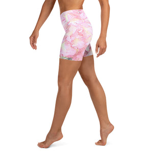 Orchid Pink Yoga Shorts