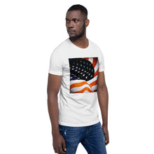 Load image into Gallery viewer, USA Flag Short-Sleeve Unisex T-Shirt
