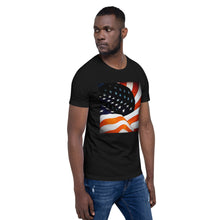 Load image into Gallery viewer, USA Flag Short-Sleeve Unisex T-Shirt
