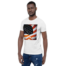 Load image into Gallery viewer, USA Flag Short-Sleeve Unisex T-Shirt
