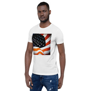 USA Flag Short-Sleeve Unisex T-Shirt